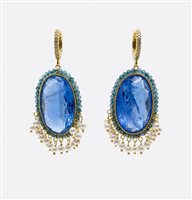 Orecchini Sicylui Donna in Argento Pietre dure COD6OR